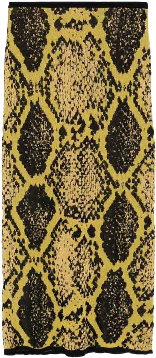 The Attico Skirts Yellow Geel