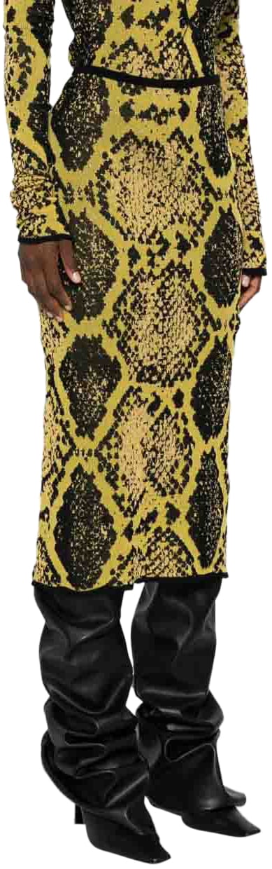 The Attico Skirts Yellow Geel