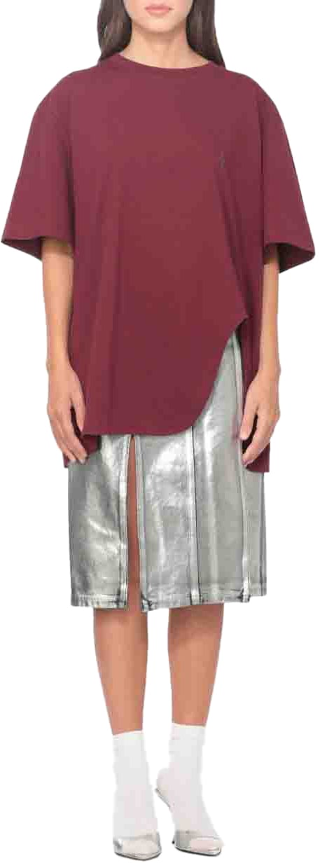 The Attico T-Shirts And Polos Bordeaux Rood