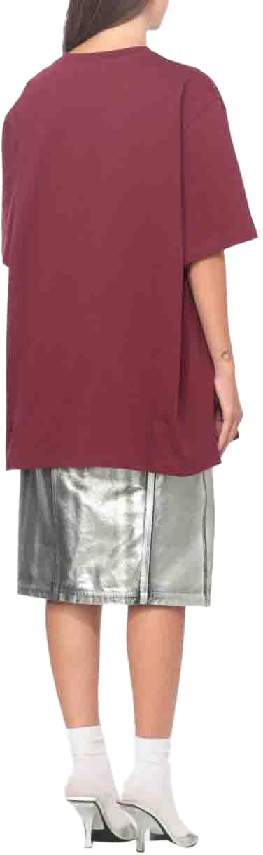 The Attico T-Shirts And Polos Bordeaux Rood