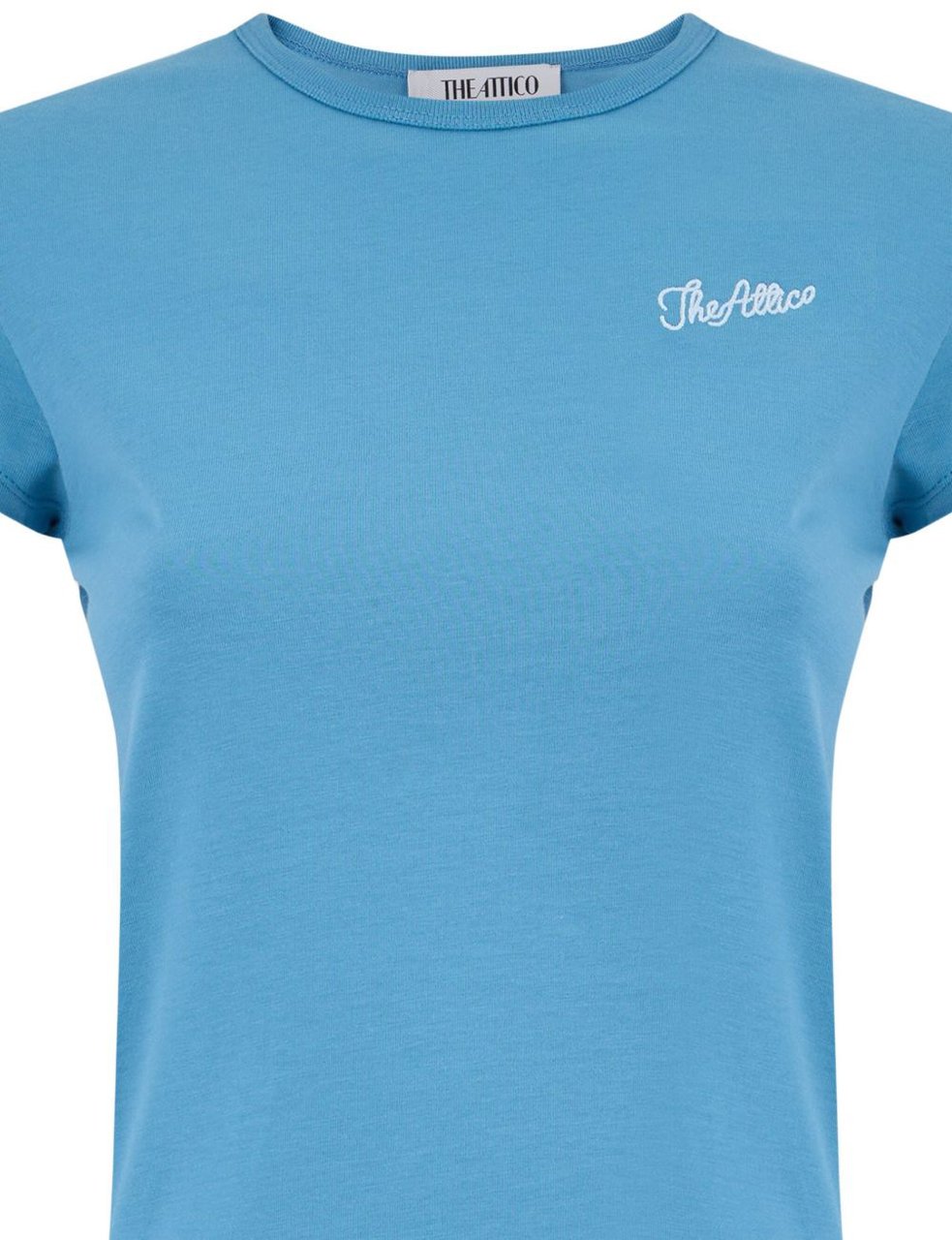 The Attico T-Shirts And Polos Clear Blue Blauw