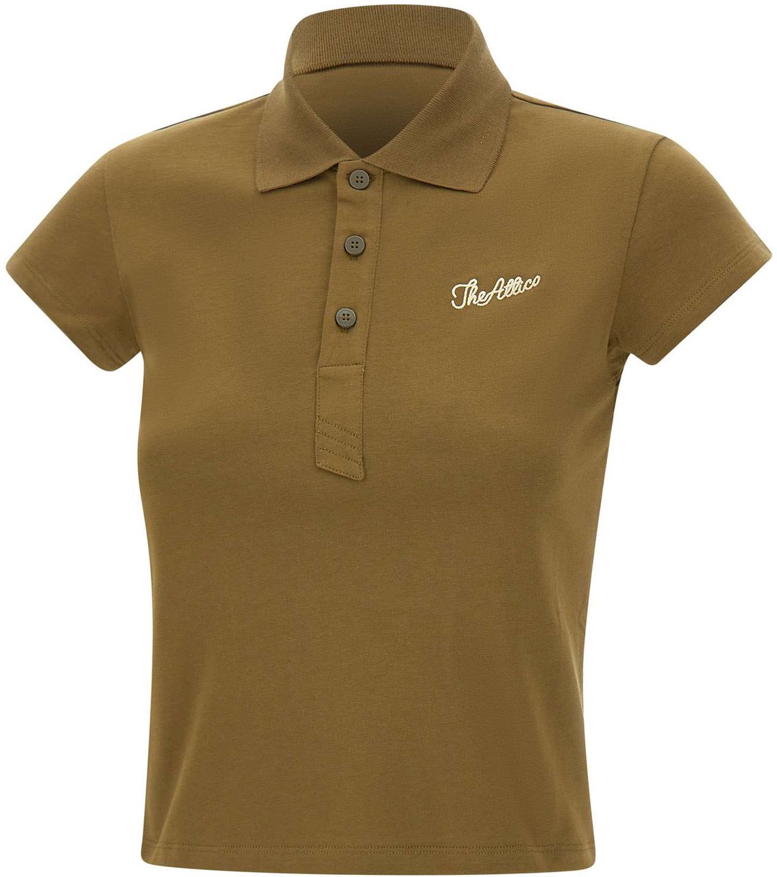 The Attico T-Shirts And Polos Green Groen