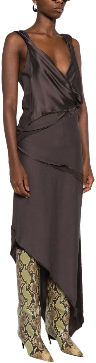 The Attico The Attico Abiti Marrone Bruin