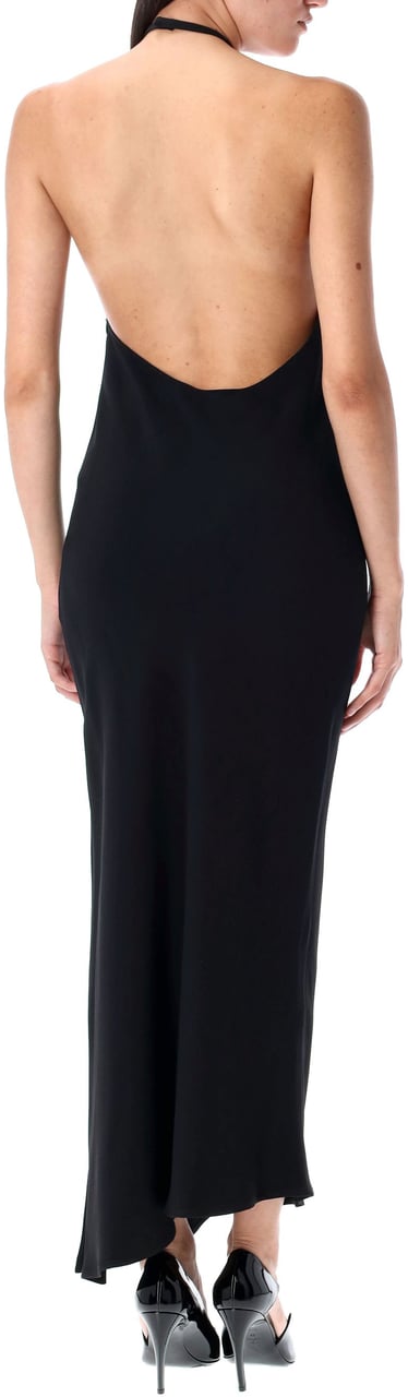 The Attico Long Dress Nero Zwart