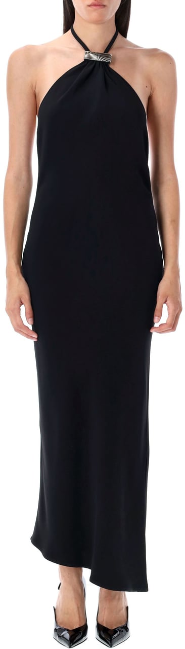 The Attico Long Dress Nero Zwart