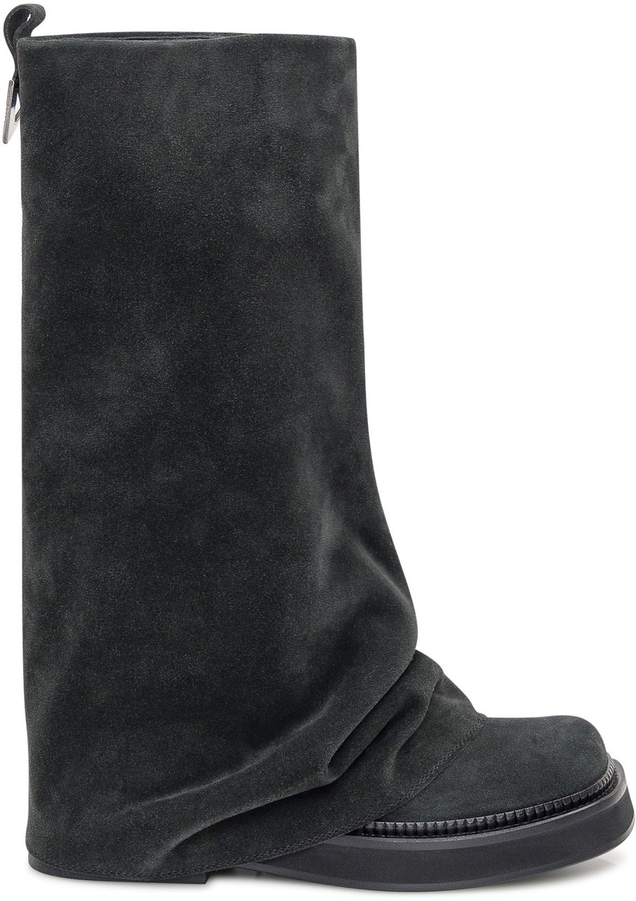 The Attico Stivale nero in suede The Attico Groen