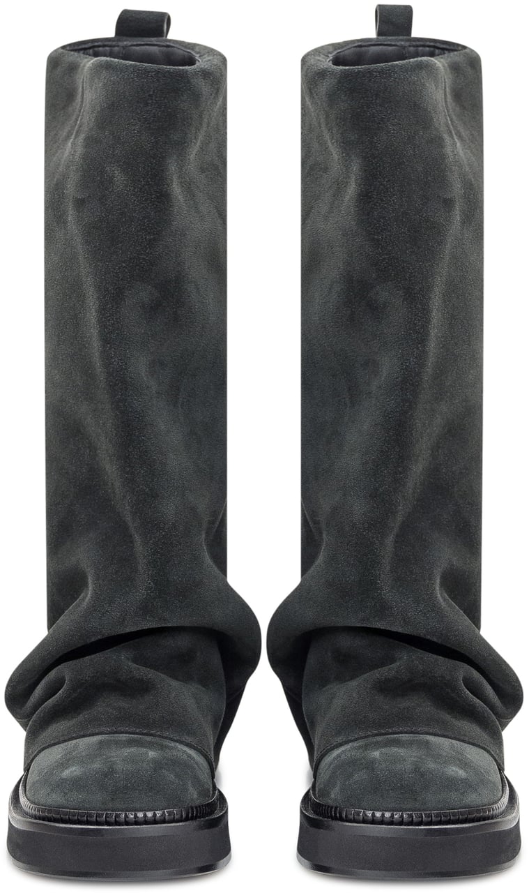 The Attico Stivale nero in suede The Attico Groen