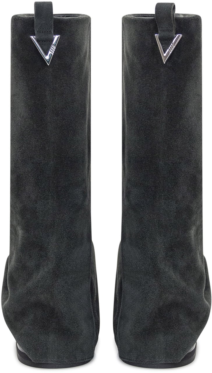 The Attico Stivale nero in suede The Attico Groen