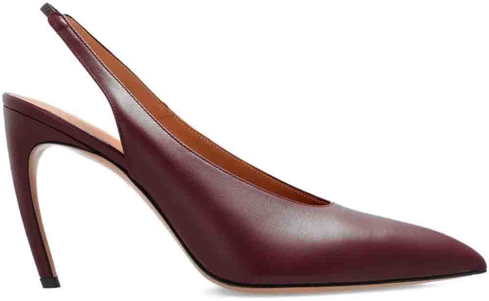 The Attico With Heel Purple Bruin
