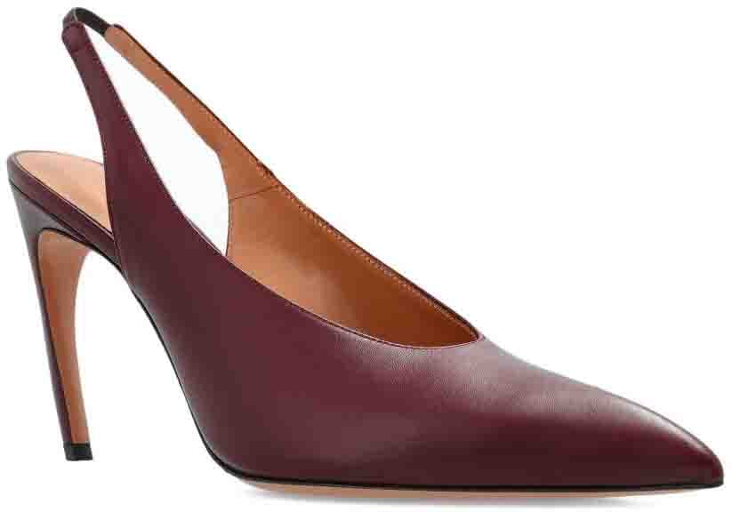 The Attico With Heel Purple Bruin