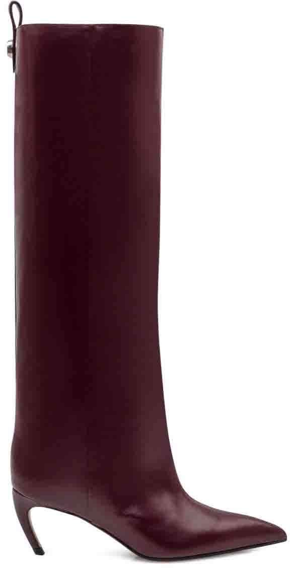 The Attico Boots Purple Paars