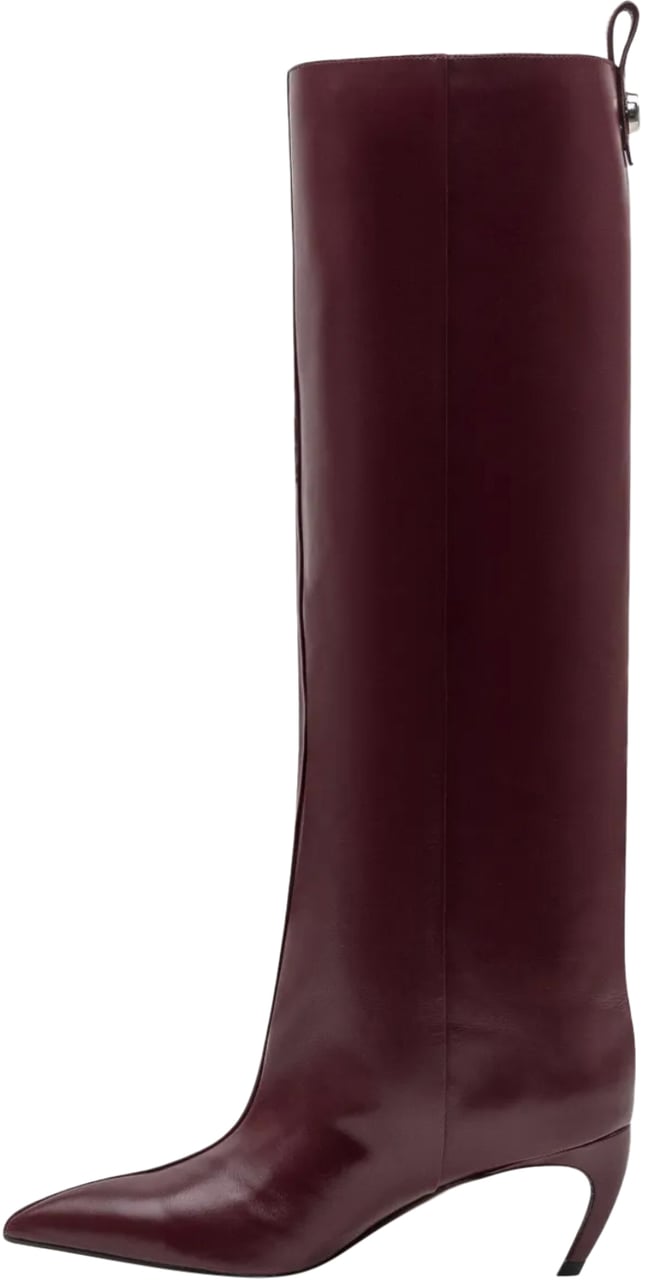 The Attico 'lea' Boot 65mm Mauve Rood
