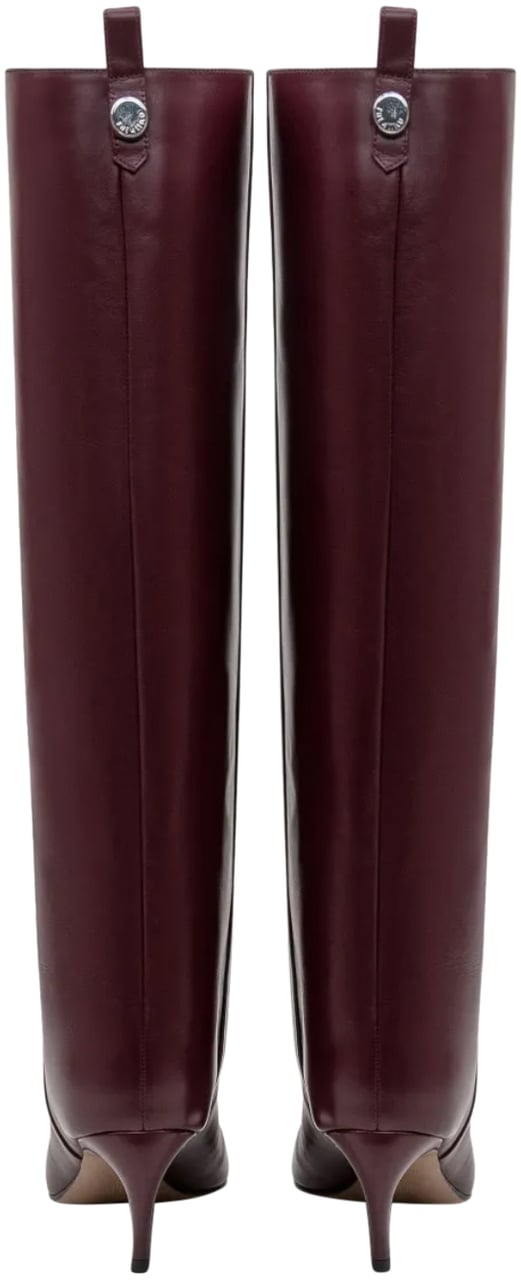 The Attico 'lea' Boot 65mm Mauve Rood