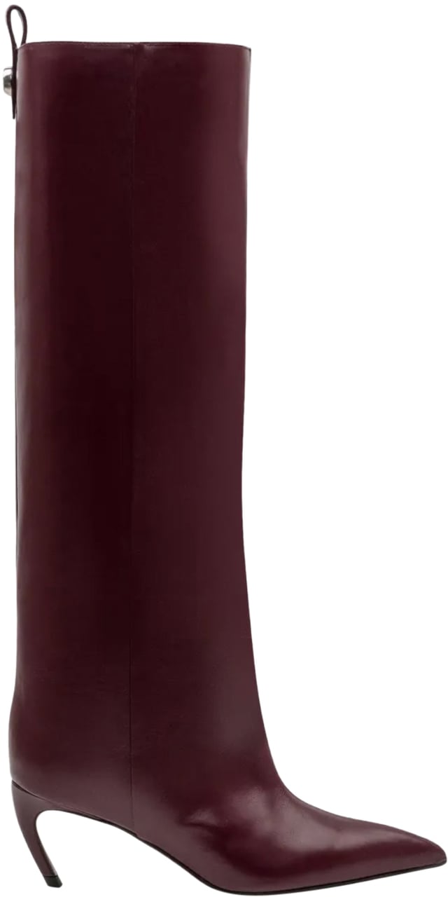 The Attico 'lea' Boot 65mm Mauve Rood