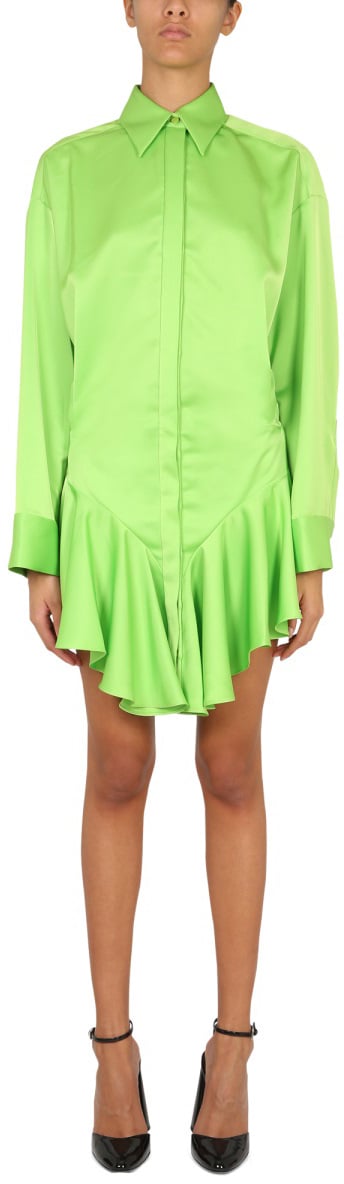 The Attico MINI DRESS ''CANDICE'' Groen