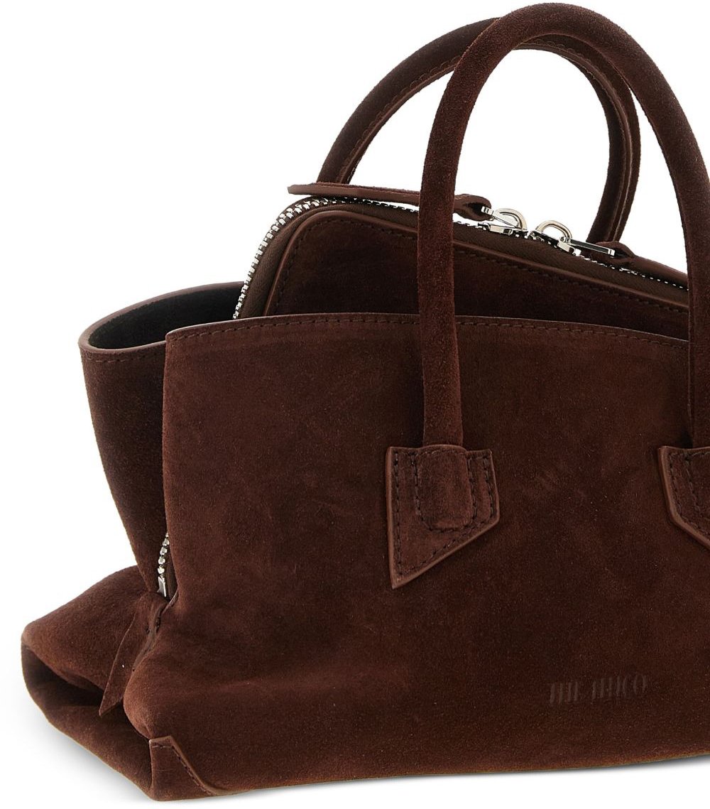 The Attico Bags Leather Brown Bruin