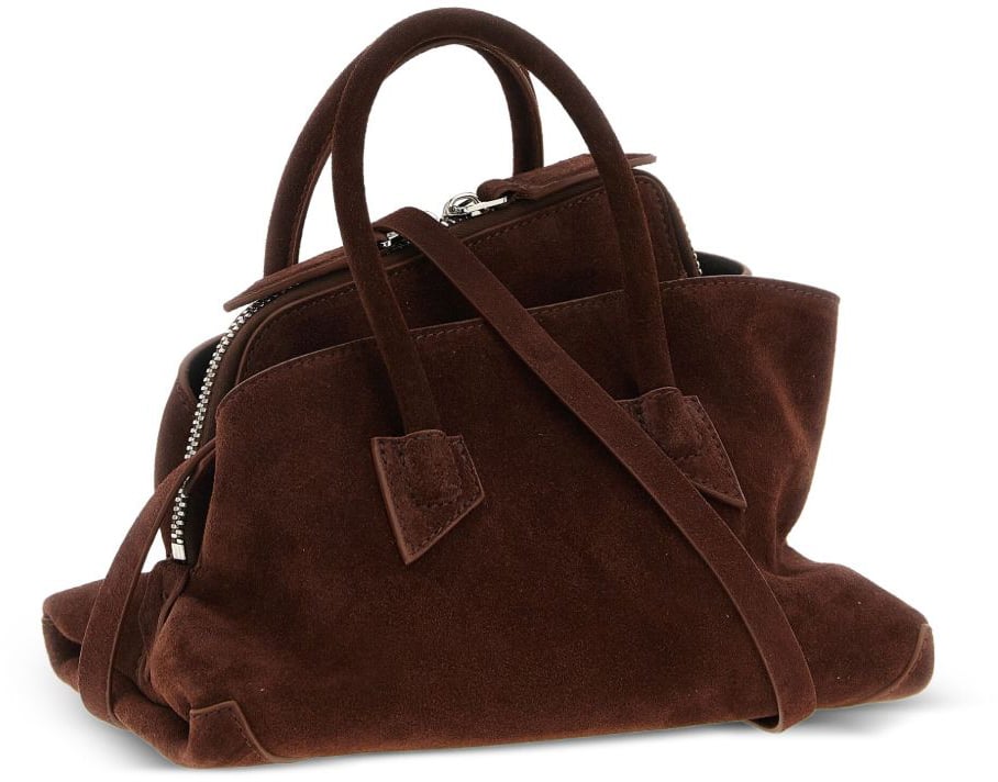 The Attico Bags Leather Brown Bruin