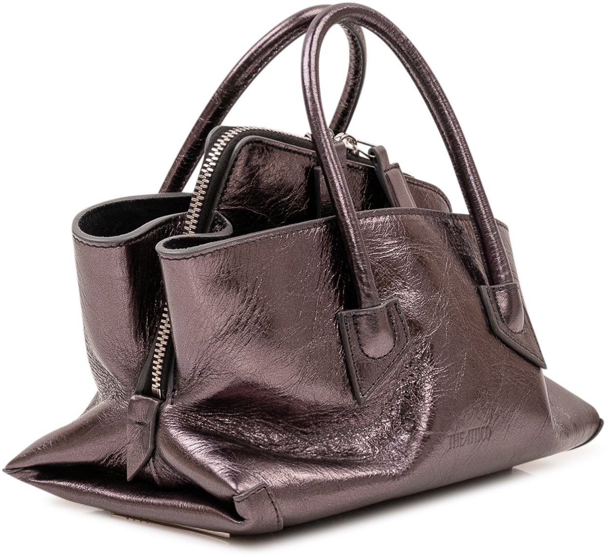 The Attico Borsa La Passeggiata Mini Paars