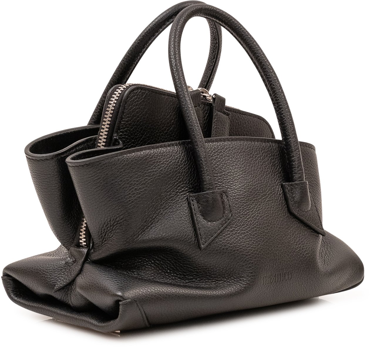 The Attico Borsa La Passeggiata Mini Zwart