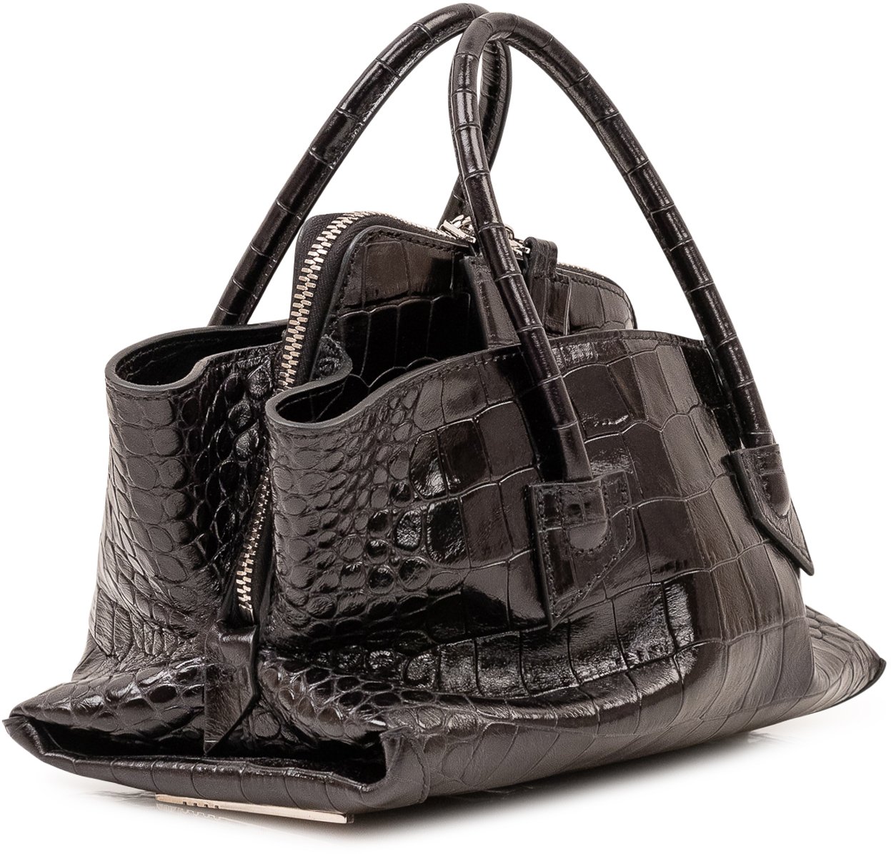 The Attico Borsa La Passeggiata Mini Zwart