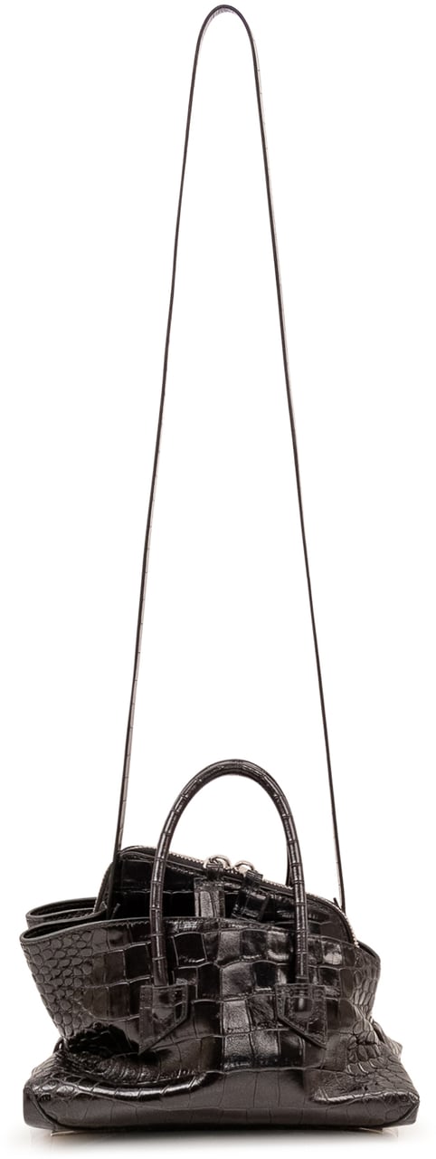 The Attico Borsa La Passeggiata Mini Zwart