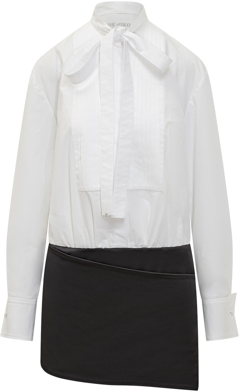 The Attico Blusa con Fiocco e Orlo a Strato Divers