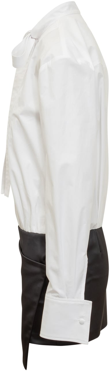 The Attico Blusa con Fiocco e Orlo a Strato Divers