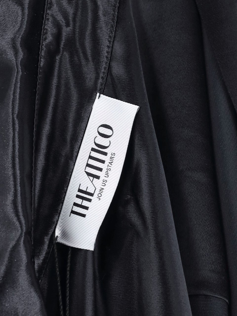 The Attico Mini Chemisier Dress – Black Neutraal