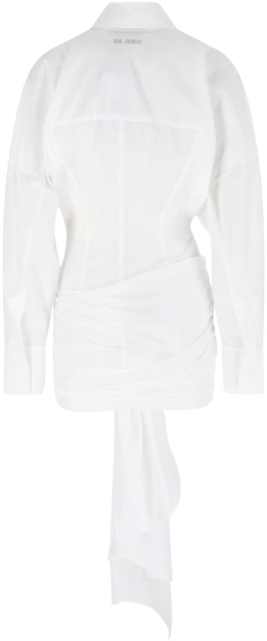 The Attico Mini Chemisier Dress – White Neutraal