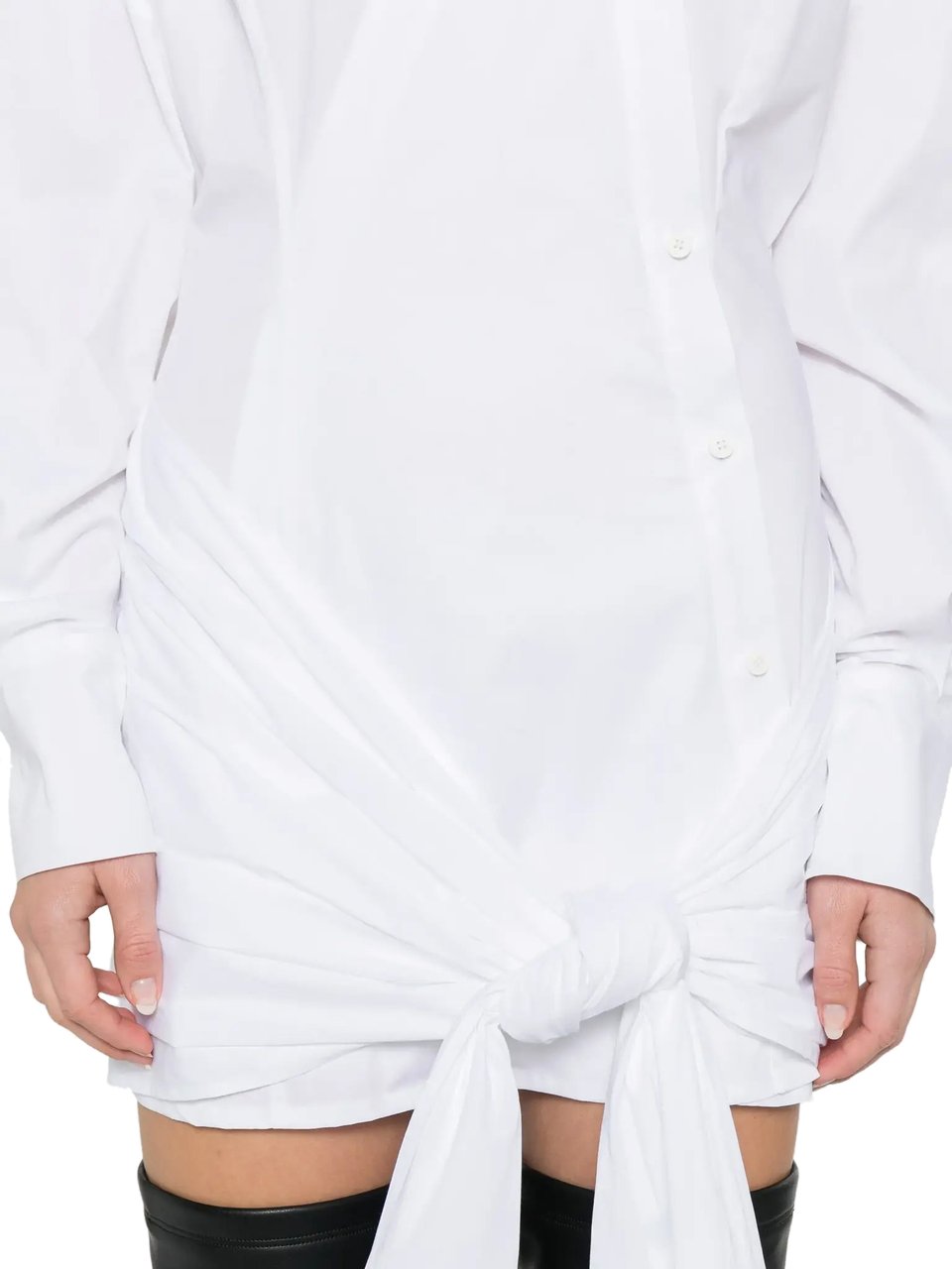 The Attico Mini Dress White Wit