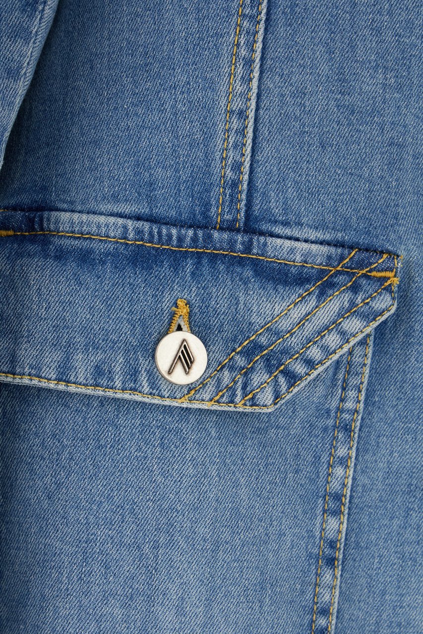 The Attico The Attico Denim jacket Blauw