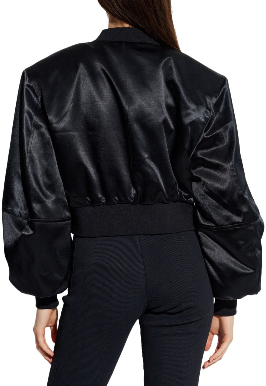 The Attico Coats Black Zwart