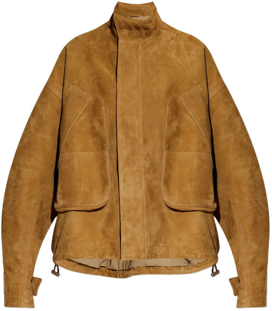 The Attico Coats Beige Beige