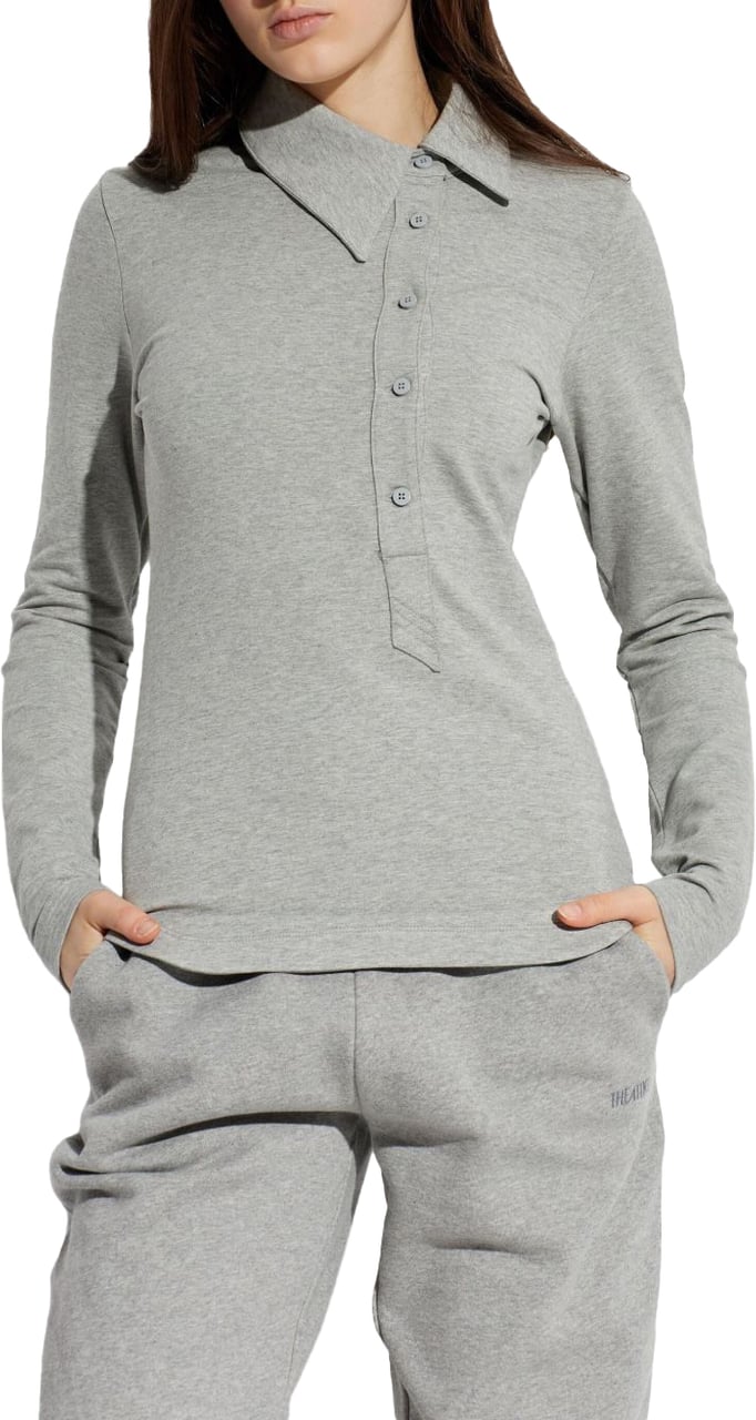 The Attico T-Shirts And Polos Grey Grijs