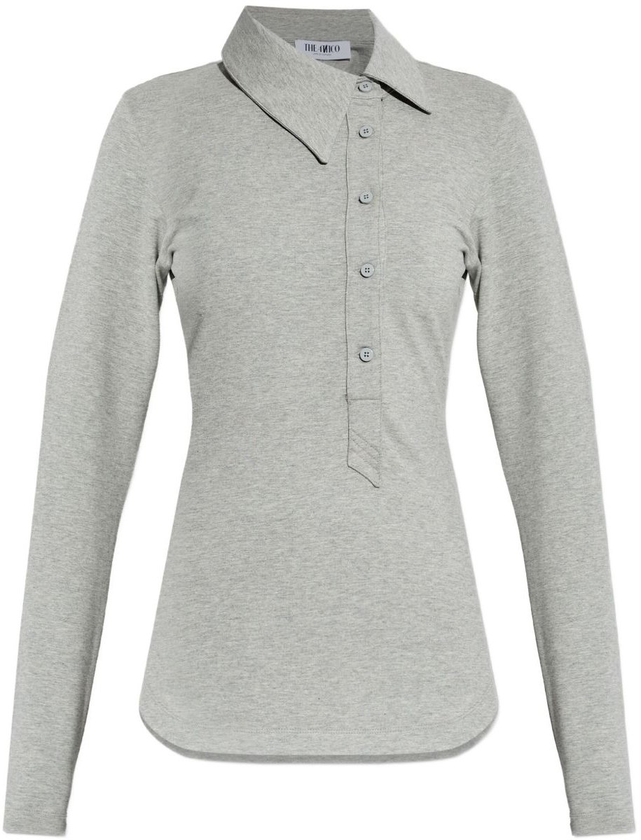 The Attico T-Shirts And Polos Grey Grijs