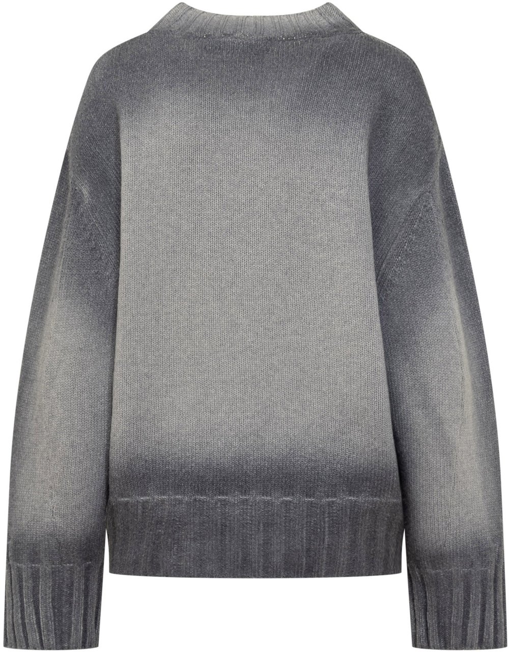 The Attico Maglia Morbida a Girocollo Donkergrijs