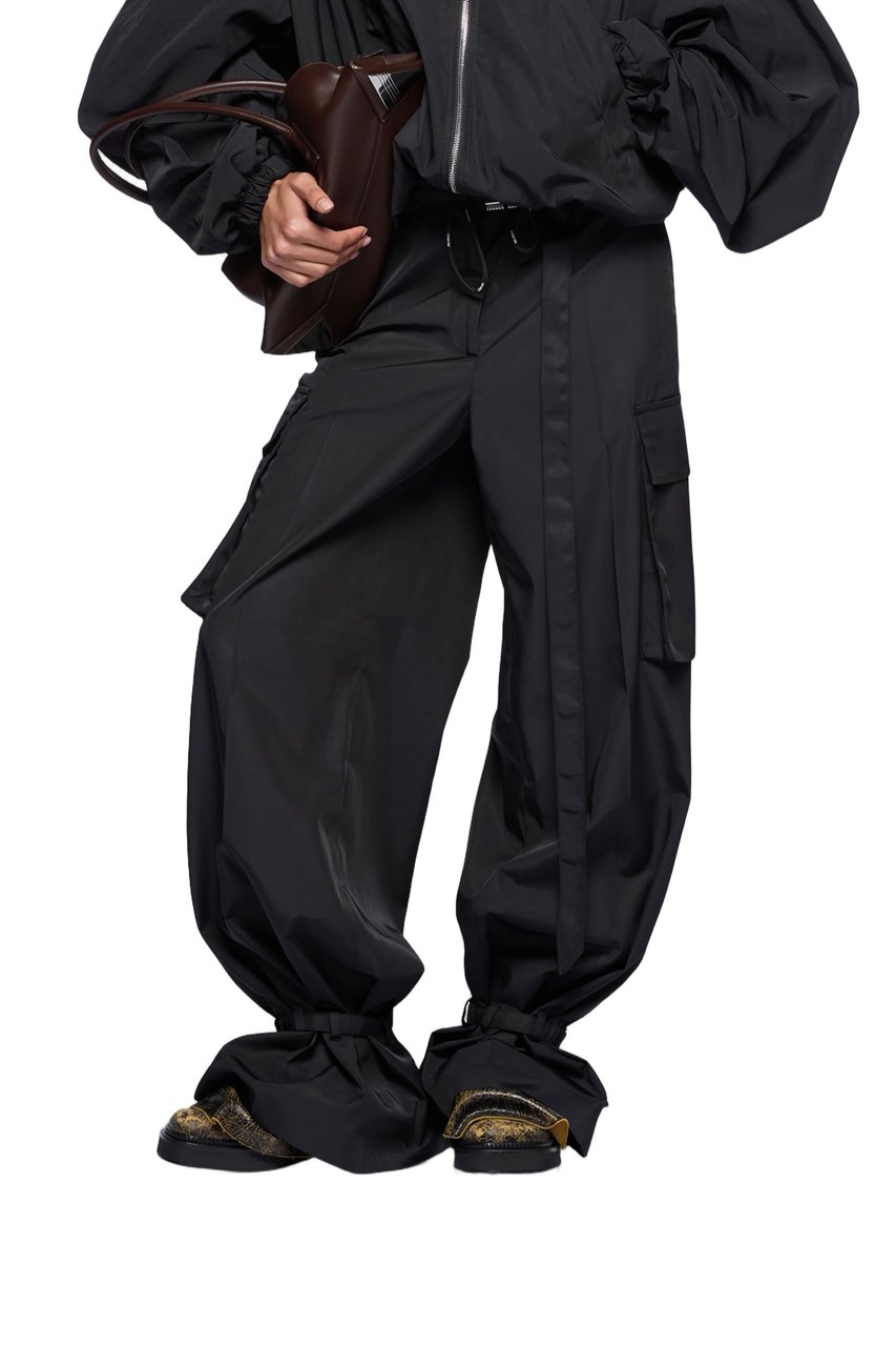 The Attico Cargo Trousers – Black Neutraal