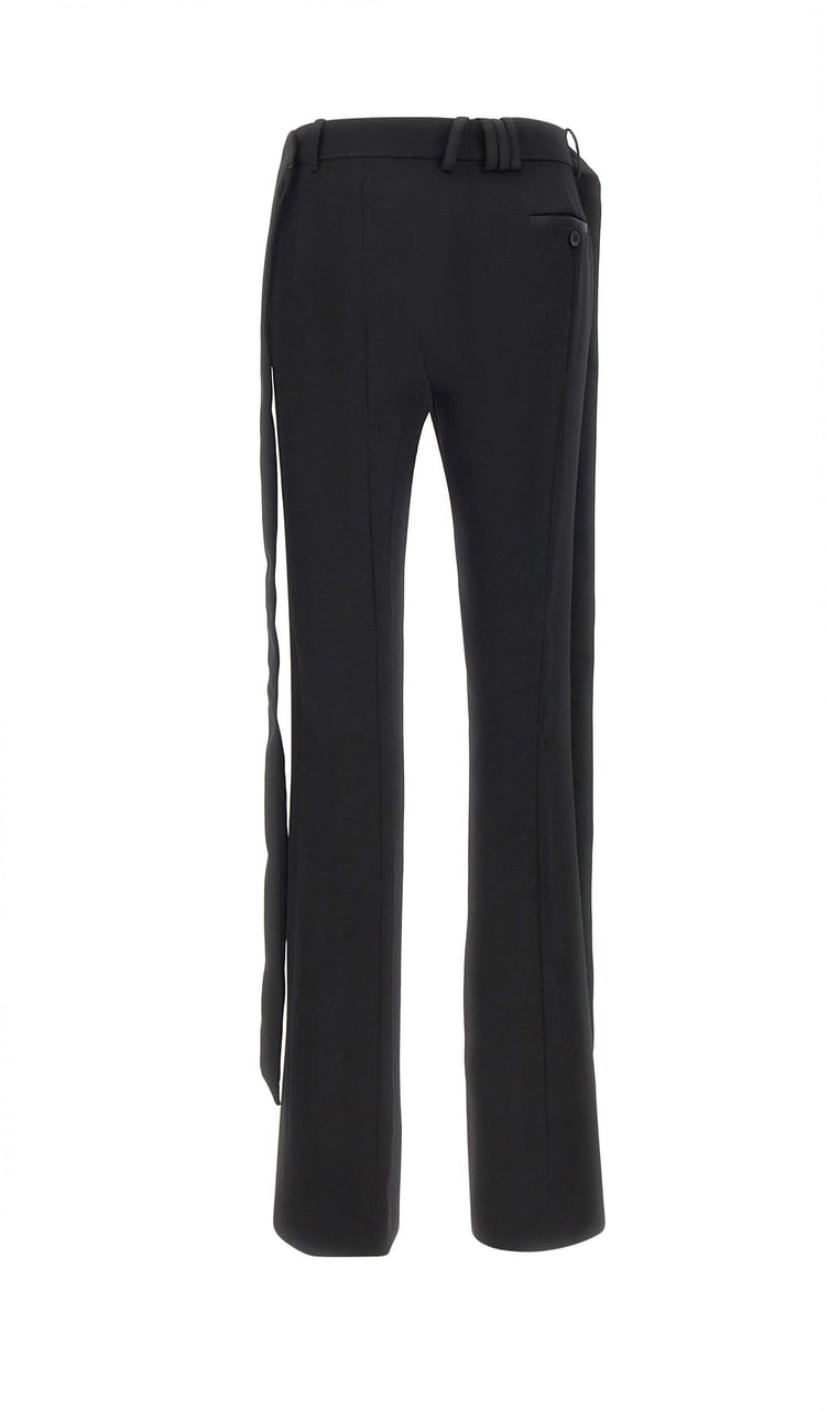 The Attico Trousers Black Zwart
