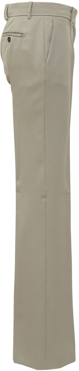 The Attico Pantaloni Sartoriali a Gamba Dritta Taupe