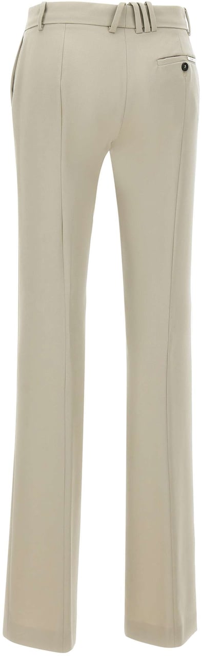 The Attico Trousers Beige Beige
