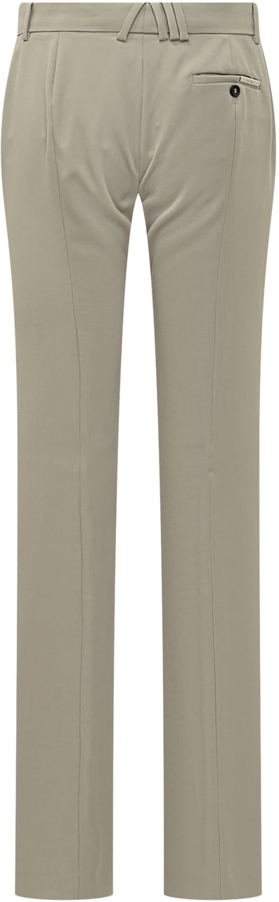 The Attico Pantaloni Sartoriali a Gamba Dritta Taupe
