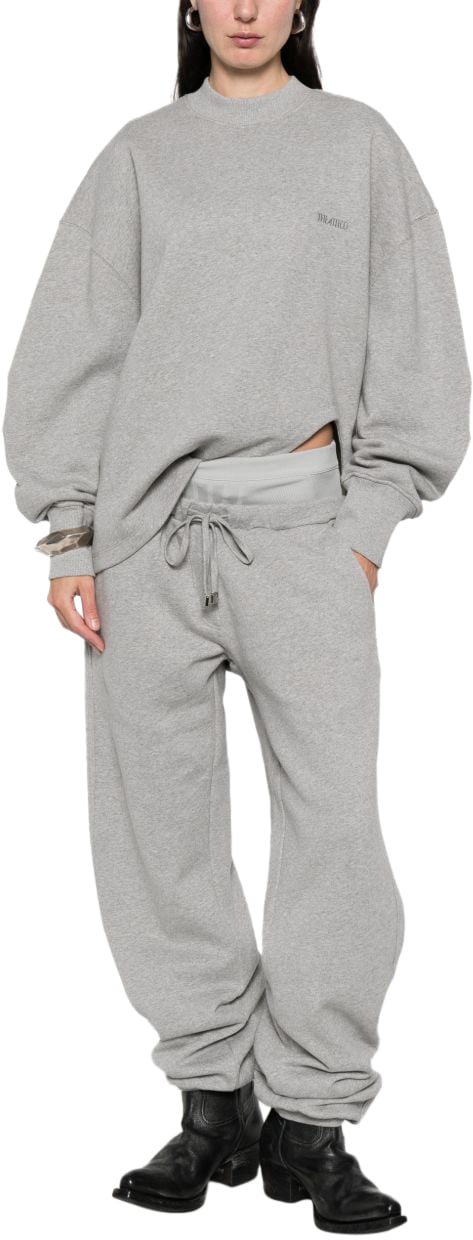 The Attico Trousers Grey Grijs