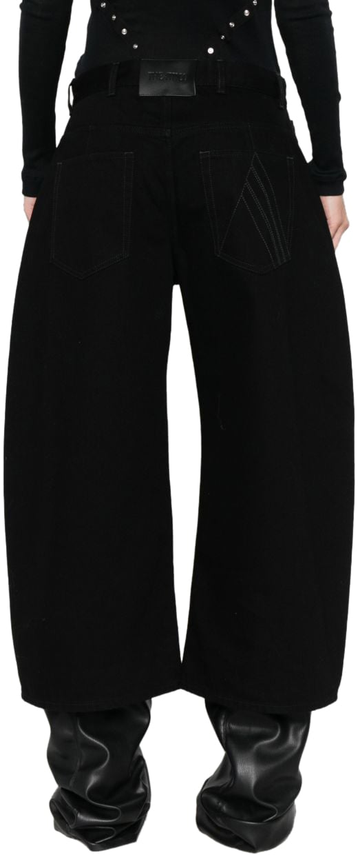 The Attico Jeans Black Zwart