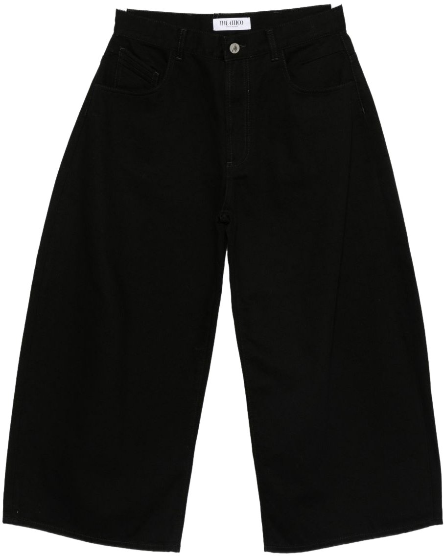 The Attico Jeans Black Zwart