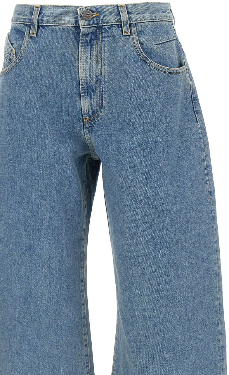 The Attico Shorts Blue Blauw