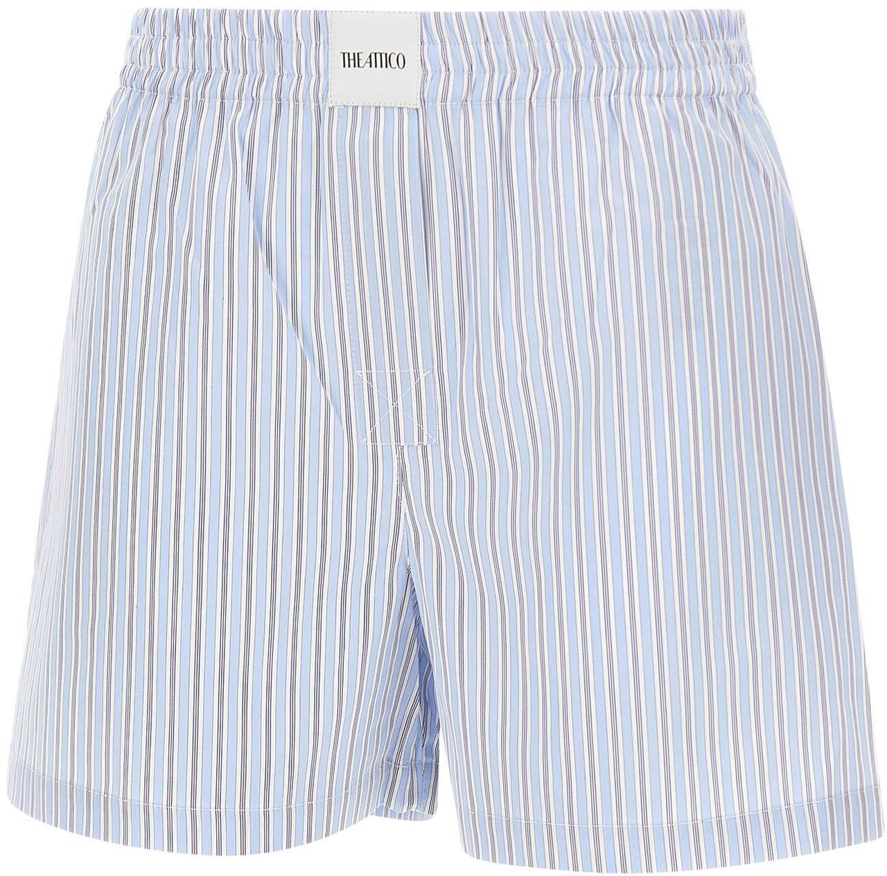 The Attico Shorts Light Blue Lichtblauw