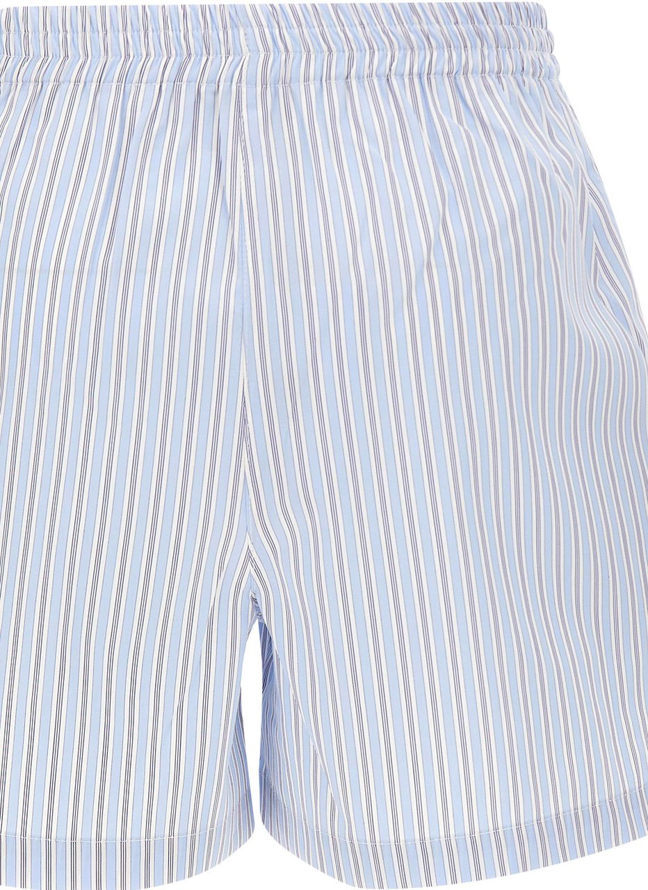 The Attico Shorts Light Blue Lichtblauw