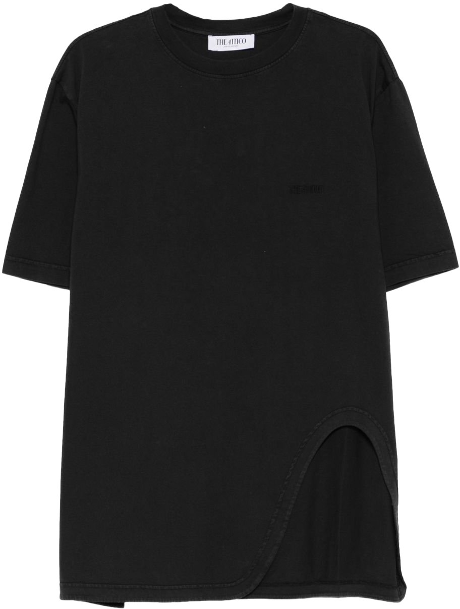 The Attico T-Shirts And Polos Black Zwart