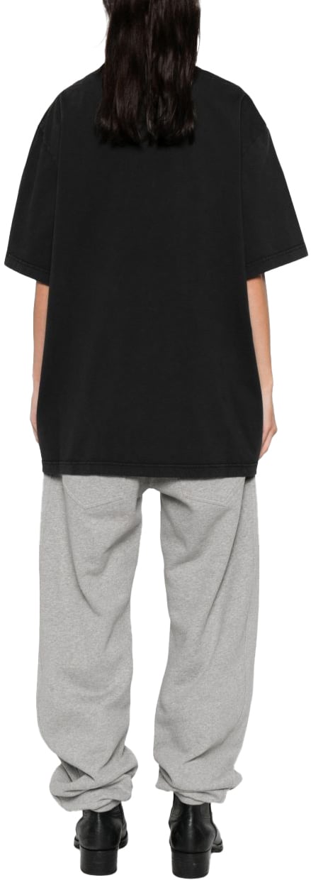 The Attico T-Shirts And Polos Black Zwart