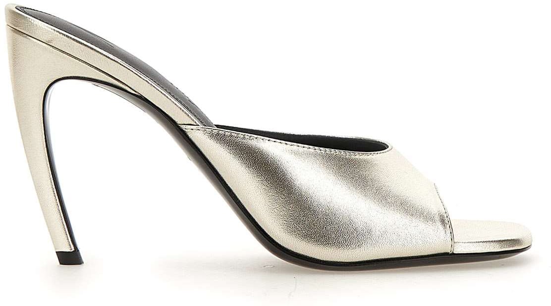 The Attico With Heel Silver Zilver